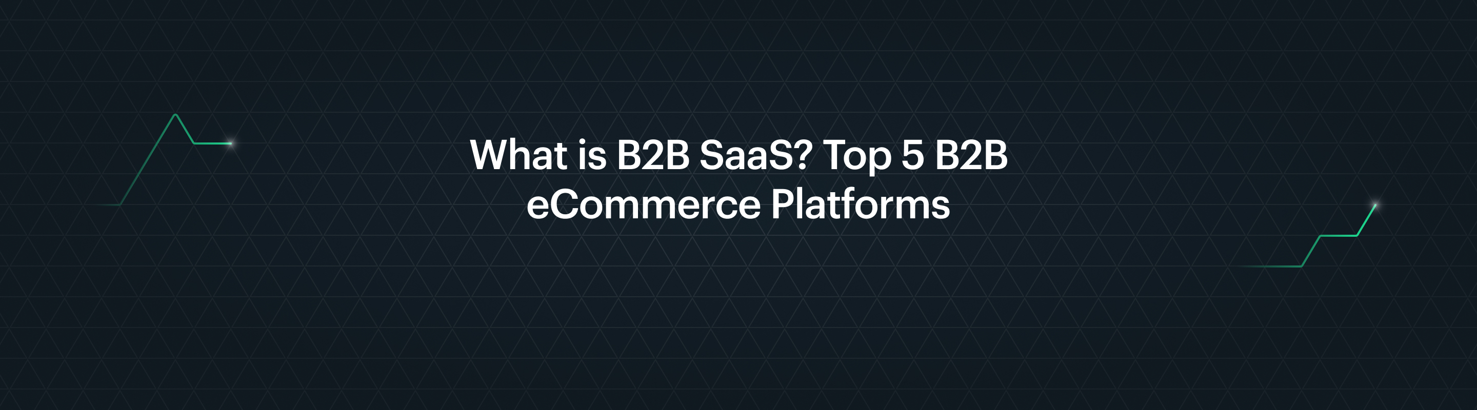 Top 5 B2B e-commerce platforms