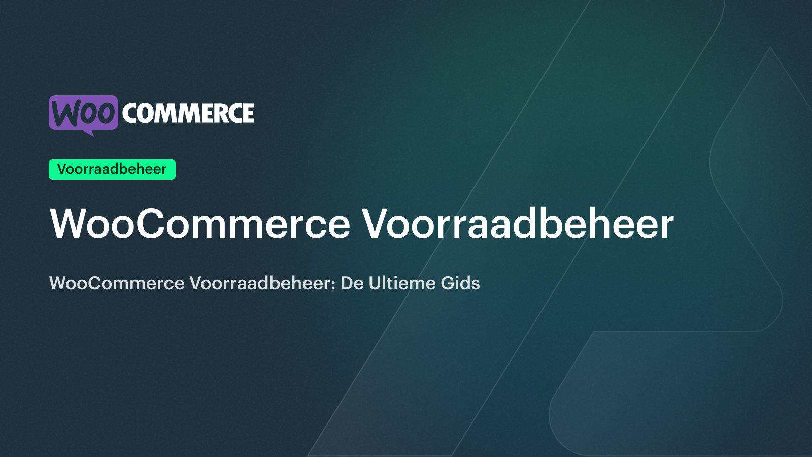 Woocommerce Voorraadbeheer | Blog Banner Afosto