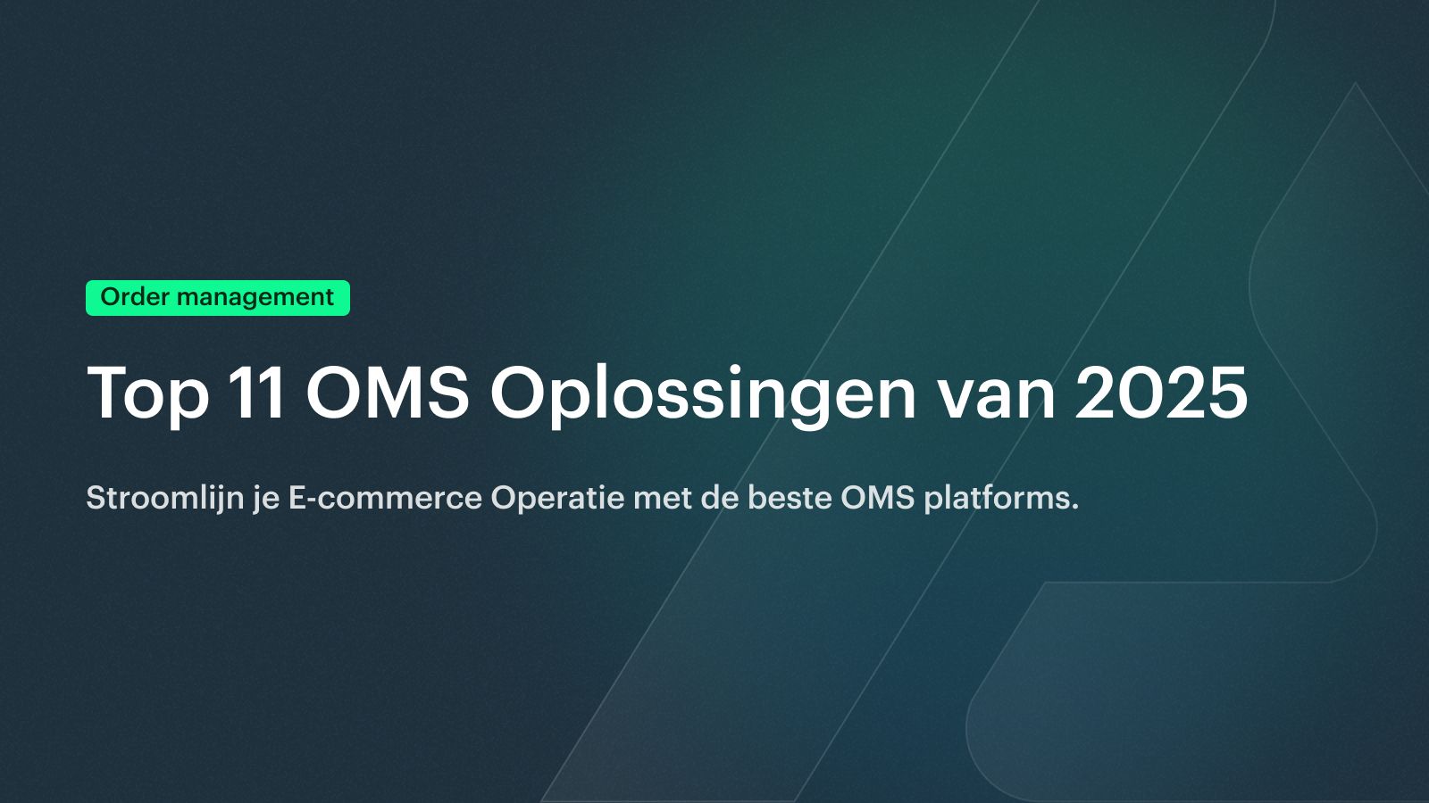 Beste Order Management Software 2025 | Afosto Blog | Banner