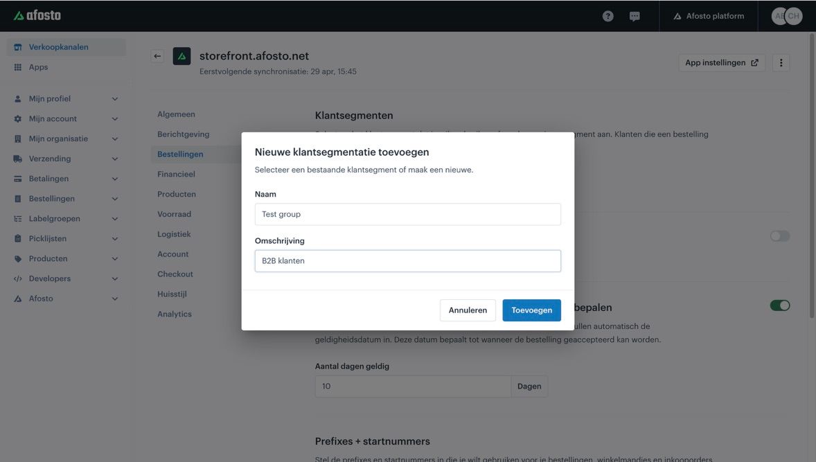 Afbeelding over een naam geven aan de groep