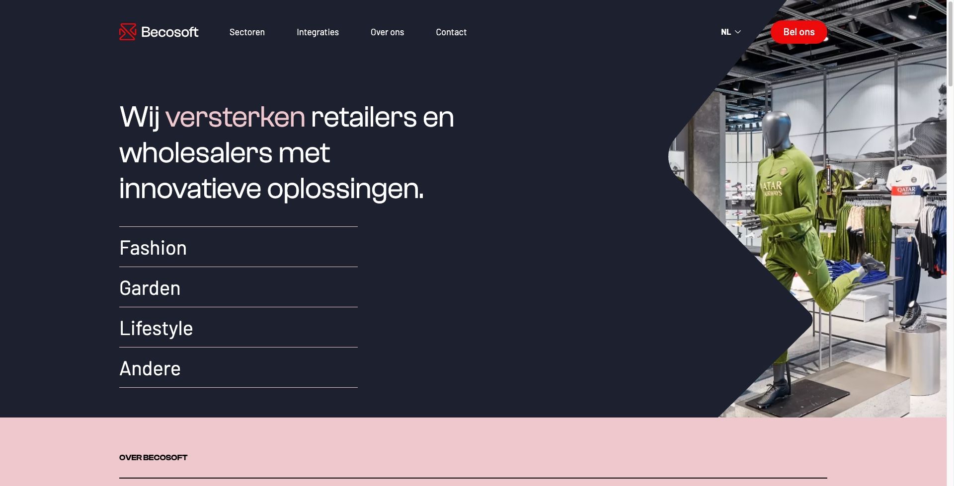Home page becosoft