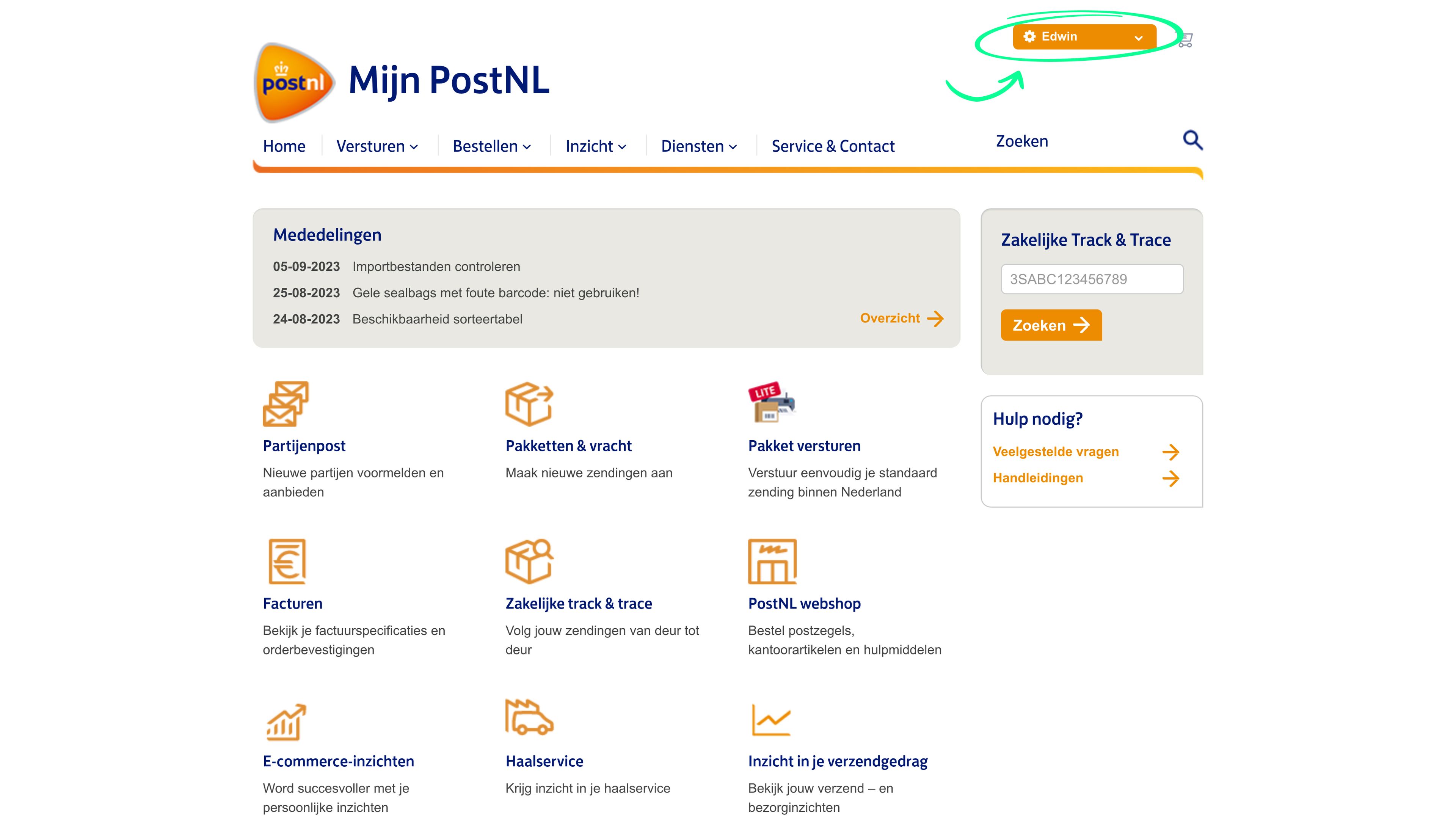 PostNL API koppelen met Afosto ordermanagement