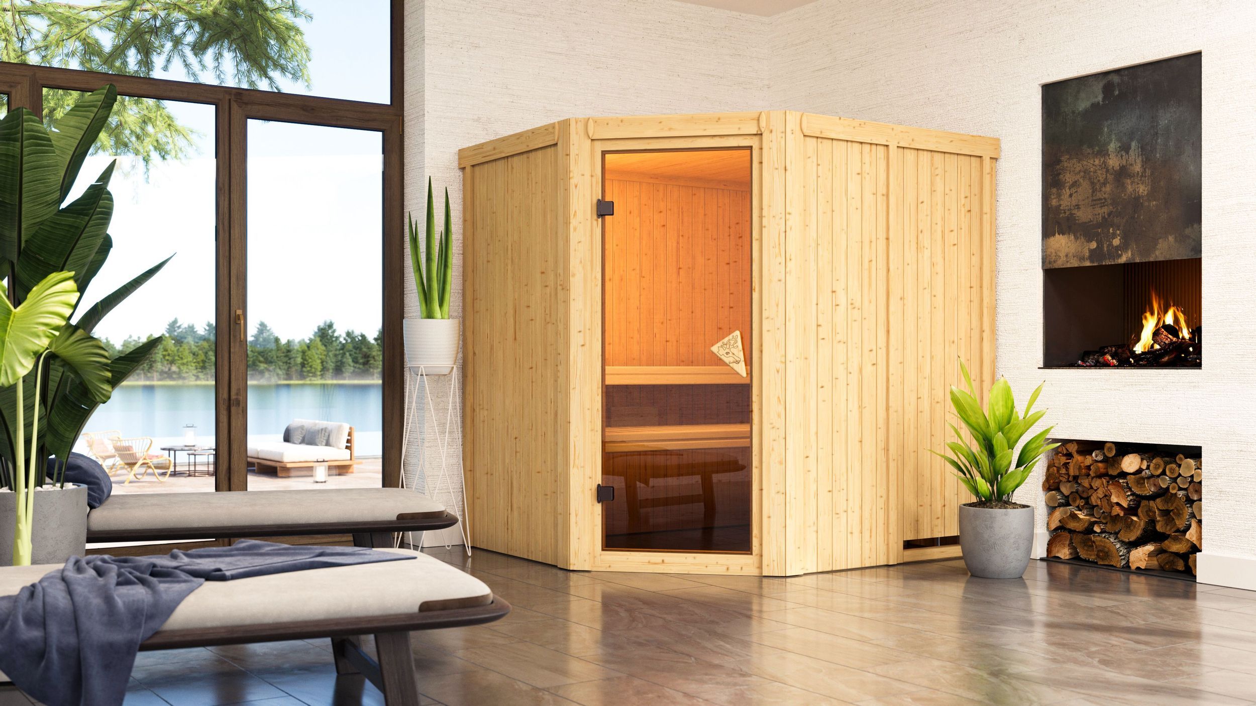 Binnensauna Vurenhout