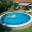 Trend Pool Boordstenen Ibiza 450 wit (complete set rond)