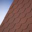 Karibu dakshingles beverstaart 3m2 - rood