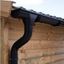 Interflex stalen dakgootset zwart voor 4 x 4 + 3 Z