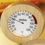 Hot Orange Thermometer Holz