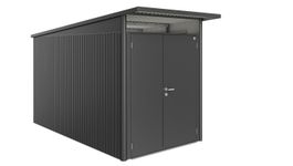 Biohort AvantGarde A4 metalen tuinhuis dubbele deur Foto van Biohort AvantGarde A4 metalen tuinhuis dubbele deur