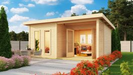 Karibu 36298 Mainburg 5 buitensauna Foto van Karibu 36298 Mainburg 5 buitensauna