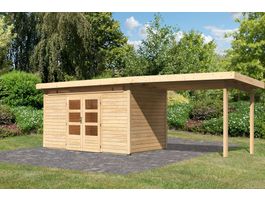 Foto von Karibu 9240 Kandern 6 Gartenhaus mit Anbaudach