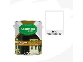 Koopmans Perkoleum Hochglanz Farbe - Weiß 201 - 2.5L Foto von Koopmans Perkoleum Hochglanz Farbe - Weiß 201 - 2.5L