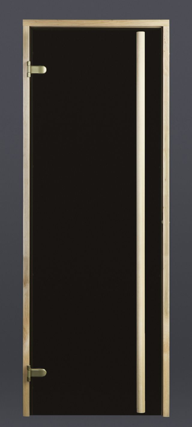 Ilogreen Saunadeur Exclusive (Elzen) 89x209 cm - bronsglas