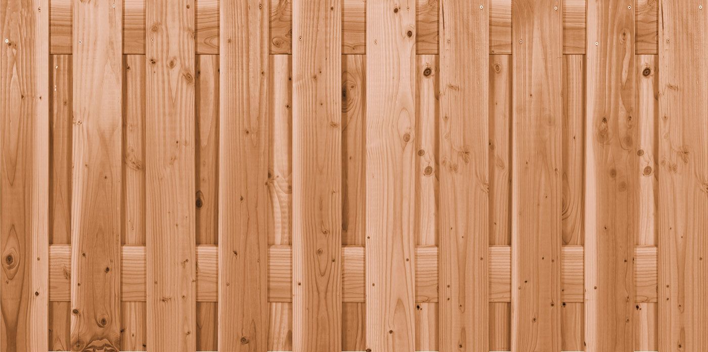 Foto van Azalp tuinscherm Douglas fijnbezaagd recht 21 planken