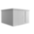 Foto van Biohort Neo 4D metalen tuinhuis zilver-metallic dubbele deur