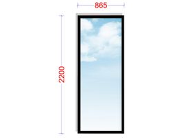 WoodAcademy glaspaneel - 86.5x220 cm Foto van WoodAcademy glaspaneel - 86.5x220 cm