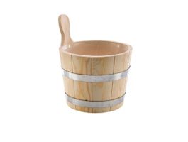 Hot Orange Fichten Saunaeimer 5 - Liter Foto von Hot Orange Fichten Saunaeimer 5 - Liter