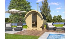 Interflex barrelsauna 2.2 Foto von Interflex barrelsauna 2.2