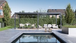 Porchenzo Paros Max aluminium Pergola Foto von Porchenzo Paros Max aluminium Pergola