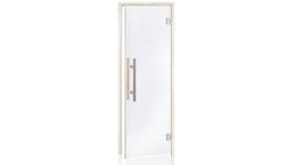 Foto von Hot Orange Saunatür Lux 80x200 cm klar Espe