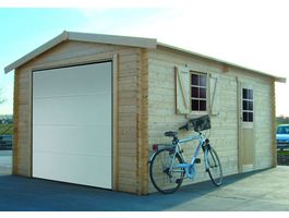 Foto van Solid S8946 Houten Garage