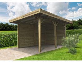 Foto van Solid S7755 Houten Carport