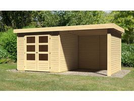 Foto van Karibu 77719 Askola 3.5 tuinhuis met overkapping