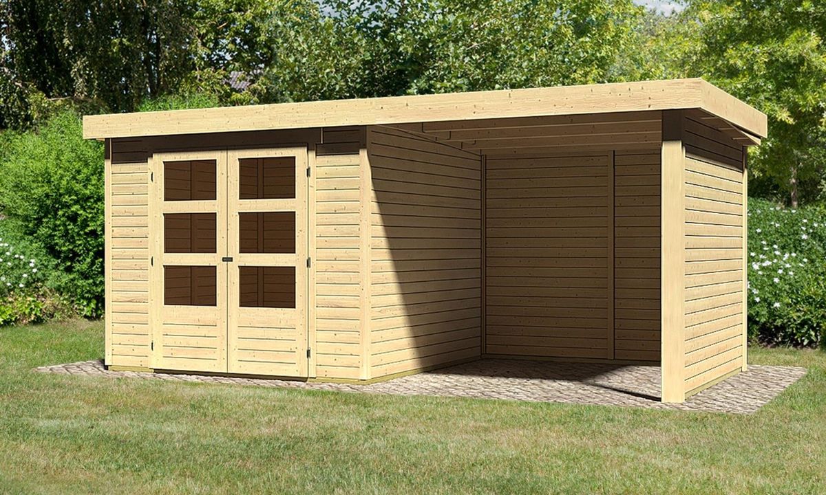 Karibu 77719 Askola 3.5 tuinhuis met overkapping