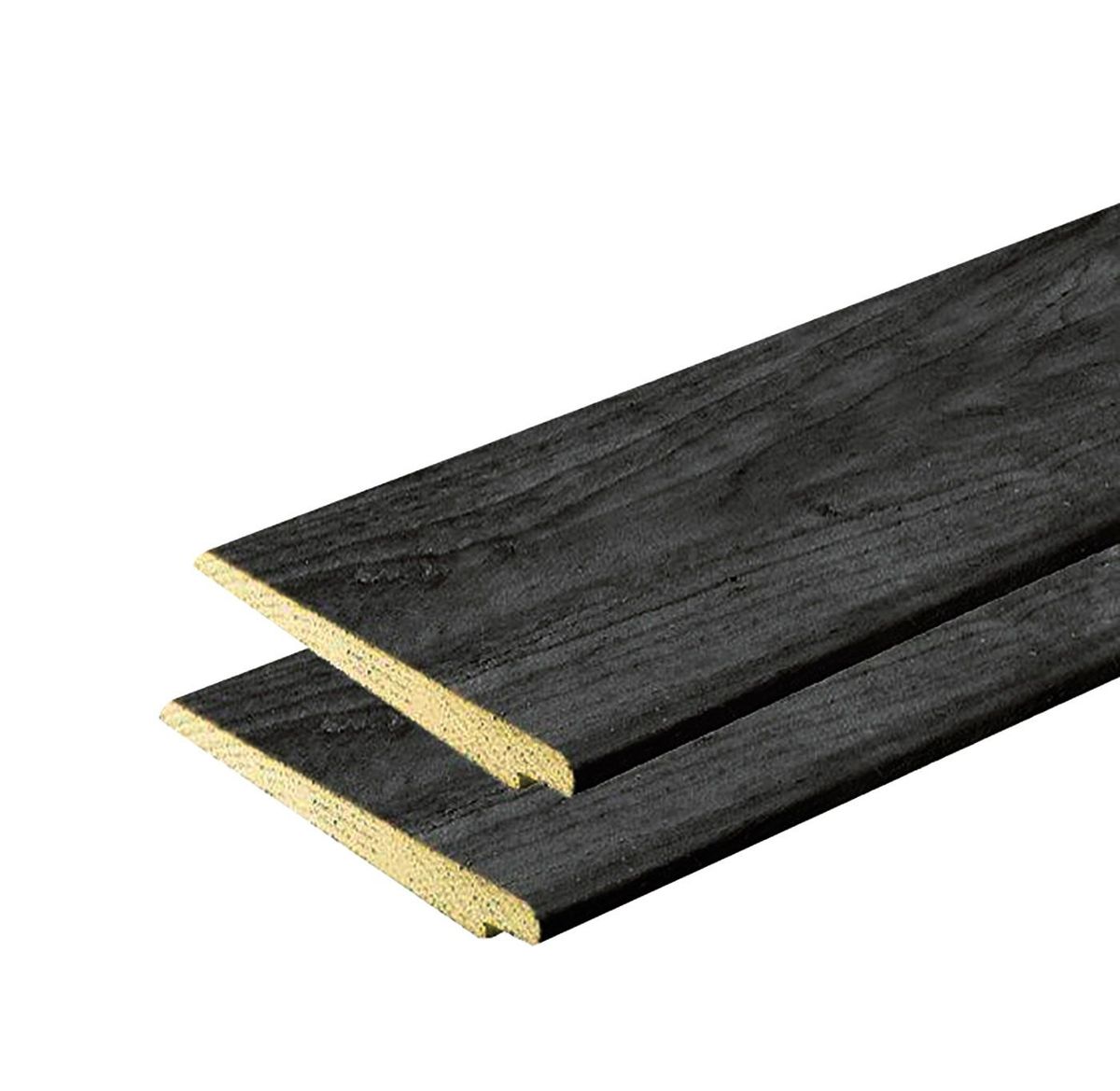 Azalp geverfde Vurenhouten gevelbekleding Rabat zwart