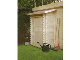 Foto van Solid aanbouwkast voor blokhut