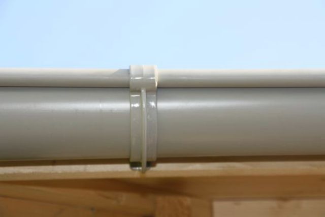 Azalp Dachrinnenset DELUXE Modernes 650 cm - grau