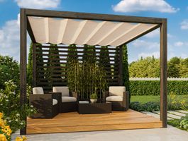 Nesling Coolfit Harmonica schaduwdoek Vierkant Foto van Nesling Coolfit Harmonica schaduwdoek Vierkant