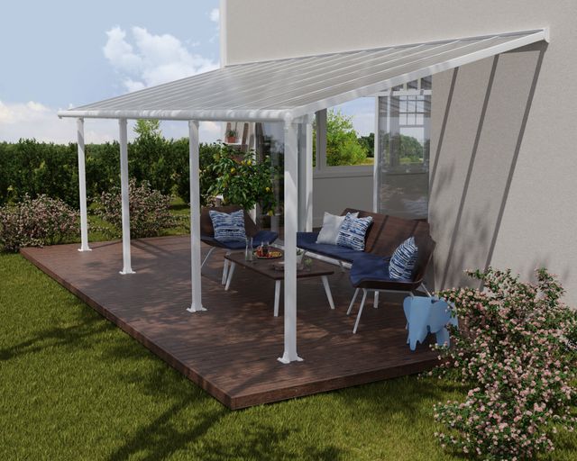Palram - Canopia Olympia Aluminium Überdachung Weiß
