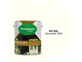 Koopmans Perkoleum - Weiß RAL 9010 - 2.5L Hochglanz Foto von Koopmans Perkoleum - Weiß RAL 9010 - 2.5L Hochglanz