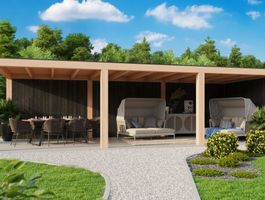 Foto von Kirk and Michaels Douglasien Überdachung Serius nero