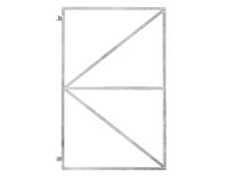 Azalp stalen frame incl. duimen 155x100 cm Foto van Azalp stalen frame incl. duimen 155x100 cm