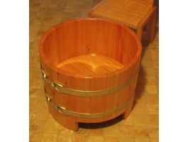 Azalp Fussbecken 63 cm - Lärche lackiert (FW63-06) Foto von Azalp Fussbecken 63 cm - Lärche lackiert (FW63-06)