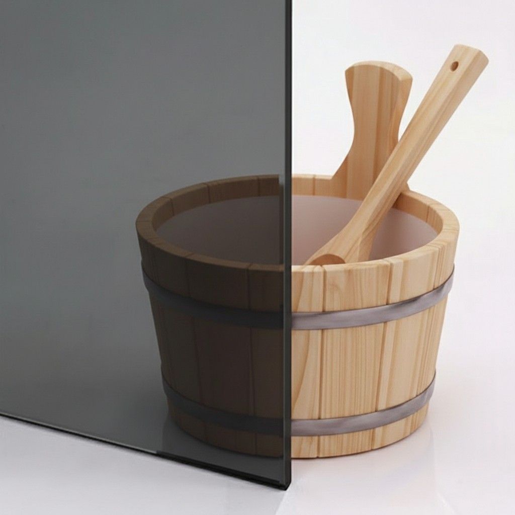 Meerprijs donker grijs glas ipv helder glas