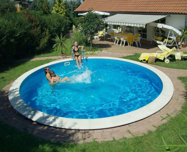 Trend Pool Beckenrandsteine Ibiza 420 weiß (für Rundbecken)