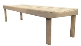 Azalp Saunabank vrijstaand - ergonomisch - Lumen 70 cm breed Foto van Azalp Saunabank vrijstaand - ergonomisch - Lumen 70 cm breed
