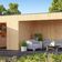 Grandiwood gartenhaus mit überdachung Kubix 700x300