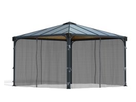 Palram - Canopia Palermo 4300 Netten Set Grijs Foto van Palram - Canopia Palermo 4300 Netten Set Grijs