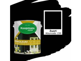 Koopmans Perkoleum - Schwarz 239 - 2.5L Seidenglanz Foto von Koopmans Perkoleum - Schwarz 239 - 2.5L Seidenglanz