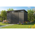 Foto von Keter Cortina 117 Kunststoff Gartenhaus Anthrazit