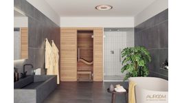 Auroom binnensauna Baia Foto van Auroom binnensauna Baia