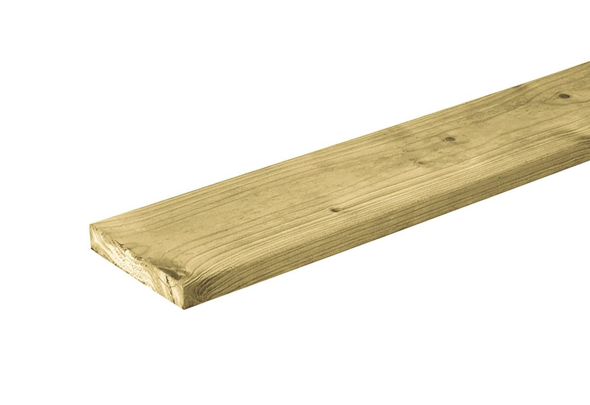 Azalp NE Vuren Plank Geschaafd 18 x 70 mm