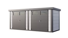 Telluria Eleganto DUO 2721 metalen tuinhuis Foto van Telluria Eleganto DUO 2721 metalen tuinhuis
