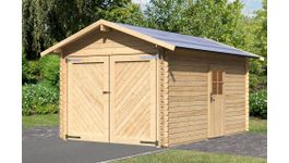 Foto van Karibu Houten Blokhutgarage 54133