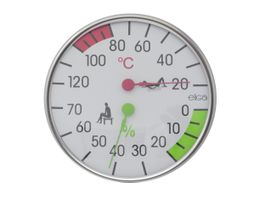 Hot Orange Klimamesser Foto von Hot Orange Klimamesser