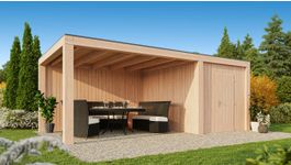 Kirk and Michaels Gartenhaus mit Terrasse Severus Foto von