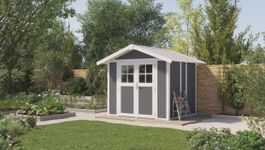 Grosfillex 22905139 DECO H4.9 - Kunststoff Gartenhaus grau Foto von